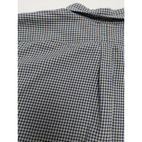 Ralph Lauren Mens Shirt Medium Blue Plaid Red Pony Button Up 2X - Picture 15 of 16